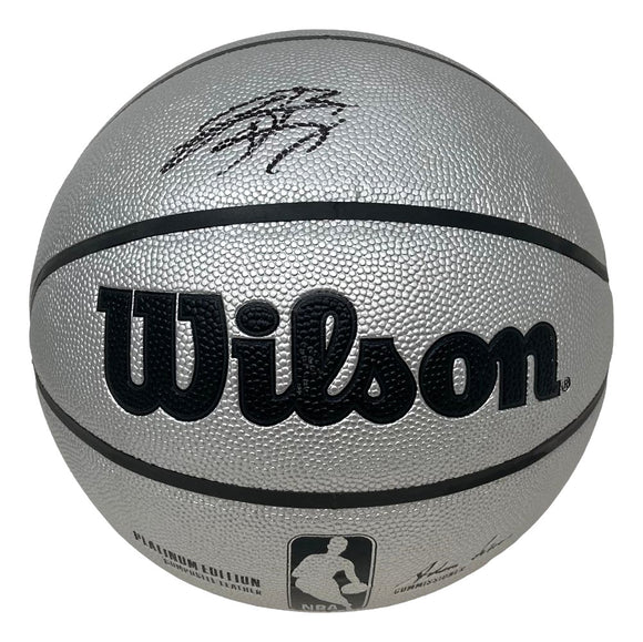 Bradley Beal Phoenix Suns Signed Platinum Wilson NBA I/O Basketball PSA Hologram