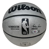 Bradley Beal Phoenix Suns Signed Platinum Wilson NBA I/O Basketball PSA Hologram