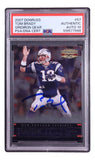 Tom Brady Signed 2007 Donruss #57 Patriots Trading Card PSA/DNA Auto 10