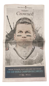 Tom Brady Buccaneers Super Bowl 55 Tampa Bay Times February 14, 2021 Newspaper