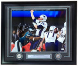 Brandon Graham Signed Framed 16x20 Philadelphia Eagles SB Strip Sack Photo JSA - Sports Integrity