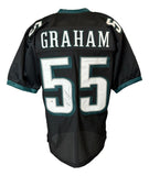 Brandon Graham Philadelphia Signed Black Football Jersey JSA QR Hologram