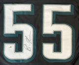Brandon Graham Philadelphia Signed Black Football Jersey JSA QR Hologram