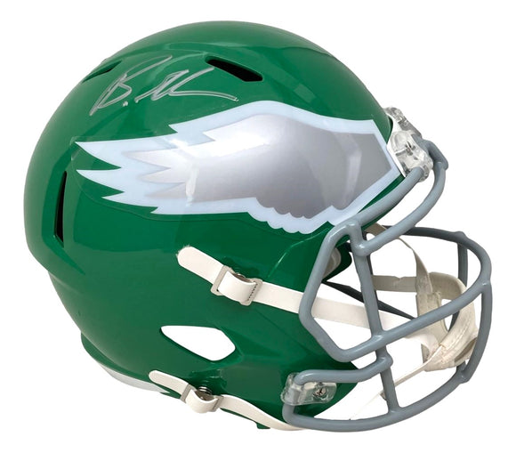 Brandon Graham Signed Philadelphia Eagles Kelly Green Speed Replica Helmet BAS