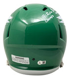 Brandon Graham Signed FS Kelly Green Rep Helmet LTW #55 2x SB Champs BAS w/ Case