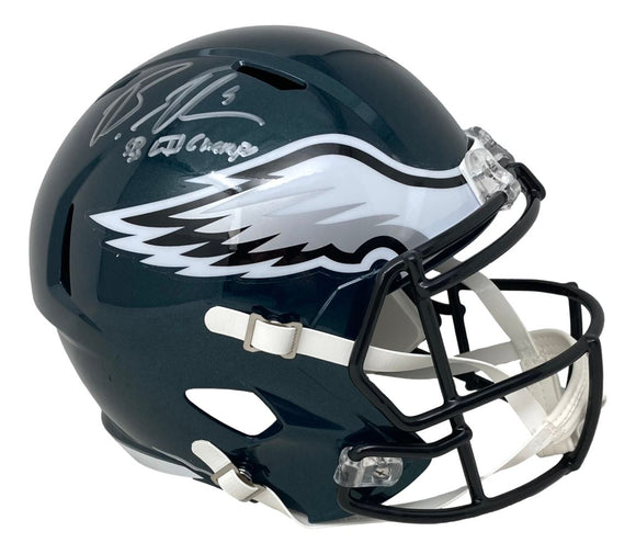 Brandon Graham Signed Philadelphia Eagles Speed Replica Helmet SB LII Champs BAS