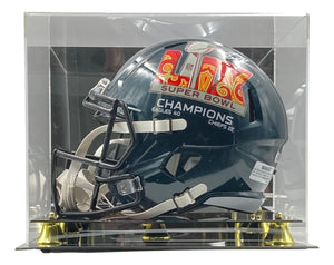 base football helmet Brandon Graham Signed Eagles FS Super Bowl 59 LIX Replica Helmet BAS w/  Case