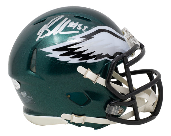 Brandon Graham Signed Philadelphia Eagles Mini Speed Replica Helmet JSA ITP