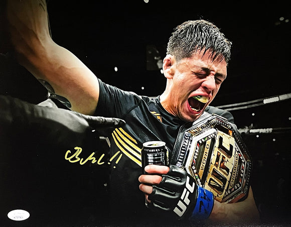Brandon Moreno Signed 11x14 UFC Photo JSA Sports Integrity