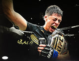 Brandon Moreno Signed 11x14 UFC Photo JSA