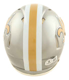 Drew Brees Signed New Orleans Saints Flash Mini Speed Helmet SB XLIV MVP BAS