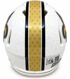 Drew Brees Signed New Orleans Saints Alt White Mini Speed Helmet GTSM