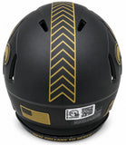 Drew Brees Signed New Orleans Saints Salute To Service Mini Speed Helmet GTSM