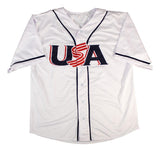 Alex Bregman USA Signed White Baseball Jersey BAS