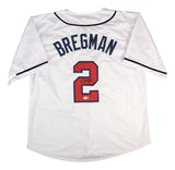 Alex Bregman USA Signed White Baseball Jersey BAS