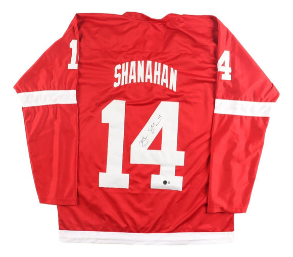 Brendan Shanahan Detroit Signed Red Hockey Jersey BAS