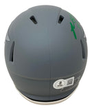 Brent Celek Signed Philadelphia Eagles Slate Mini Speed Helmet BAS ITP