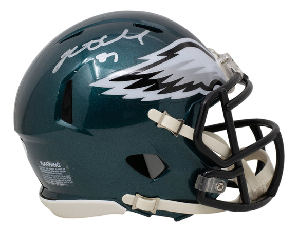 Brent Celek Signed Philadelphia Eagles Mini Speed Replica Helmet JSA ITP Sports Integrity