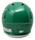 Brian Dawkins Signed Eagles FS Kelly Green Speed Replica Helmet BAS w/ Case