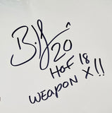 Brian Dawkins Signed 16x20 Eagles Hall of Fame Photo HOF 18 Weapon X Insc JSA