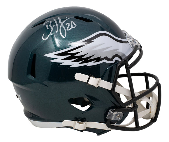 Brian Dawkins Signed Philadelphia Eagles Full Size Speed Replica Helmet BAS