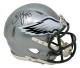 Brian Dawkins Signed Philadelphia Eagles Mini Speed Replica Flash Helmet BAS