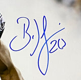 Brian Dawkins Signed Philadelphia Eagles 16x20 Smoke Photo BAS