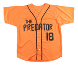 Brian Prince Predator Signed Orange Baseball Jersey JSA QR Hologram