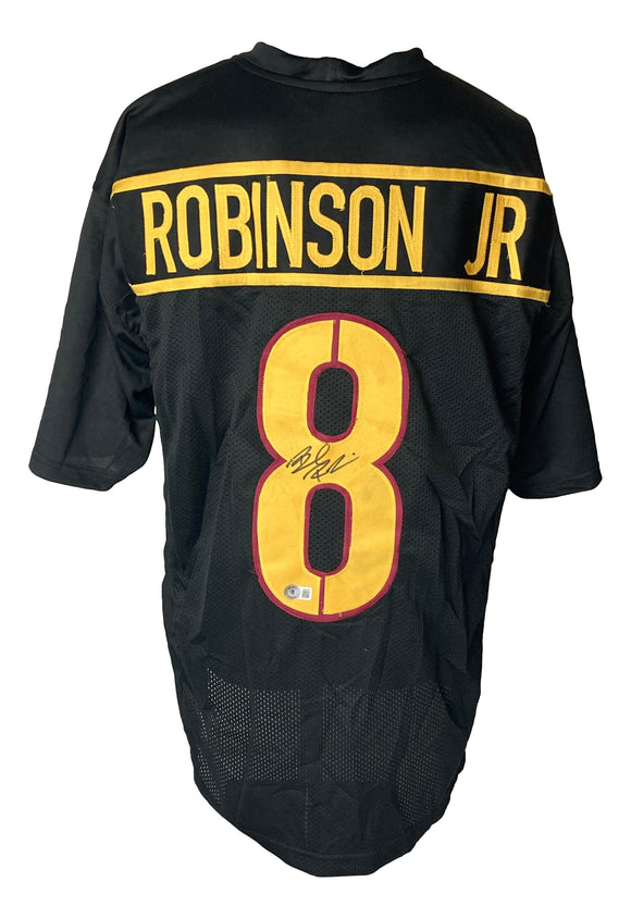 Brian Robinson Jr Washington Signed Black Alternate Football Jersey BAS Sports Integrity