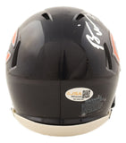 Brian Urlacher Signed Chicago Bears Mini Speed Helmet HOF 18 JSA QR