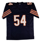 Brian Urlacher Chicago Signed Navy Football Jersey BAS