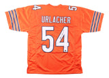 Brian Urlacher Chicago Signed Orange Football Jersey BAS