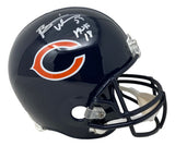 Brian Urlacher Signed Chicago Bears Full Size Replica Helmet HOF 18 BAS