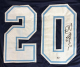 Brian Westbrook Villanova Signed Navy Football Jersey Sports Integrity