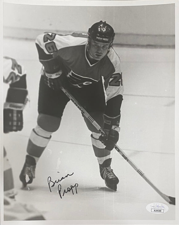 Brian Propp Signed 8x10 Philadelphia Flyers Photo JSA AL44160 Sports Integrity