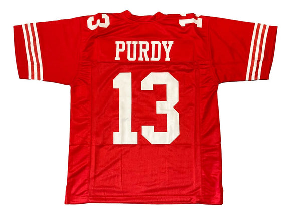 Brock Purdy San Francisco Red Football Jersey