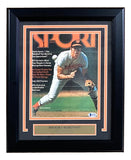 Brooks Robinson Signed Framed Baltimore Orioles Sport Magazine Cover BAS S37701 Sports Integrity