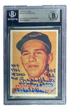 Brooks Robinson Signed Reprint 1957 Topps #328 Rookie Card w/ Multiple Insc BAS