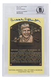 Brooks Robinson Signed Slabbed Orioles Hall of Fame Plaque Postcard BAS 103 Sports Integrity