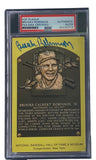 Brooks Robinson Signed 4x6 Baltimore Orioles HOF Plaque Card PSA/DNA 85025713 Sports Integrity