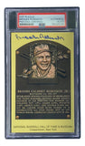 Brooks Robinson Signed 4x6 Baltimore Orioles HOF Plaque Card PSA/DNA 85025724 Sports Integrity