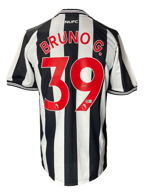 Bruno Guimaraes Signed Newcastle United Castore Soccer Jersey BAS