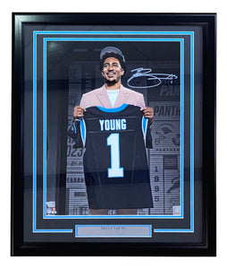 Bryce Young Signed Framed 16x20 Carolina Panthers Draft Day Photo Fanatics Sports Integrity