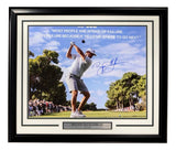 Bryson DeChambeau Signed Framed 16x20 LIV Golf Photo Steiner CX