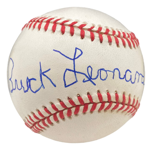 Buck Leonard Signed Official National League Baseball BAS BK76777