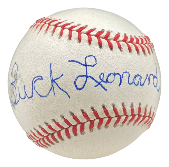 Buck Leonard Signed Official National League Baseball BAS BK76779