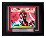Bucky Irving Signed Framed 8x10 Tampa Bay Buccaneers Photo BAS