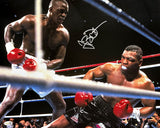 Buster Douglas Signed 16x20 Mike Tyson Knockout Photo JSA QR