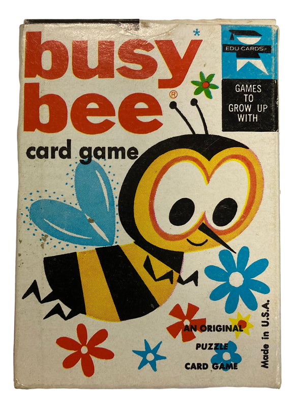 Busy Bee Vintage 1951 Edu-Cards Educational Playing Card Game