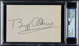 Buzz Aldrin Signed Slabbed 3x5 Index Card PSA/DNA